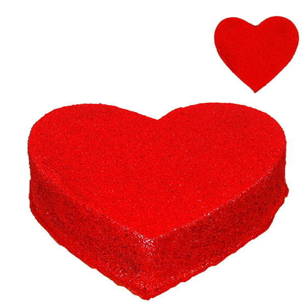 Red Heart Red Velvet  Cake 